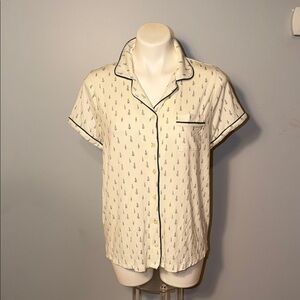 Vineyard Vines NWT Modal Short Sleeve Sleep Shirt. Medium.  Tiny tree Marsh.